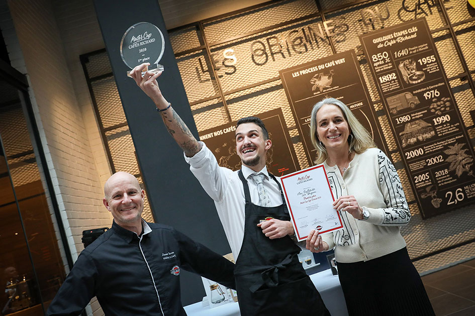 Max Gaillardo du CFA Blagnac, gagnant de la Master Cup Cafés Richard 2020