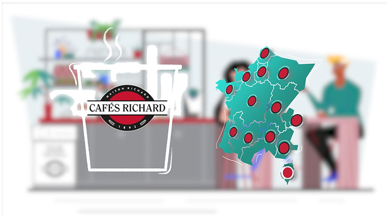 Pause-café compostable au bureau - Cafés Richard