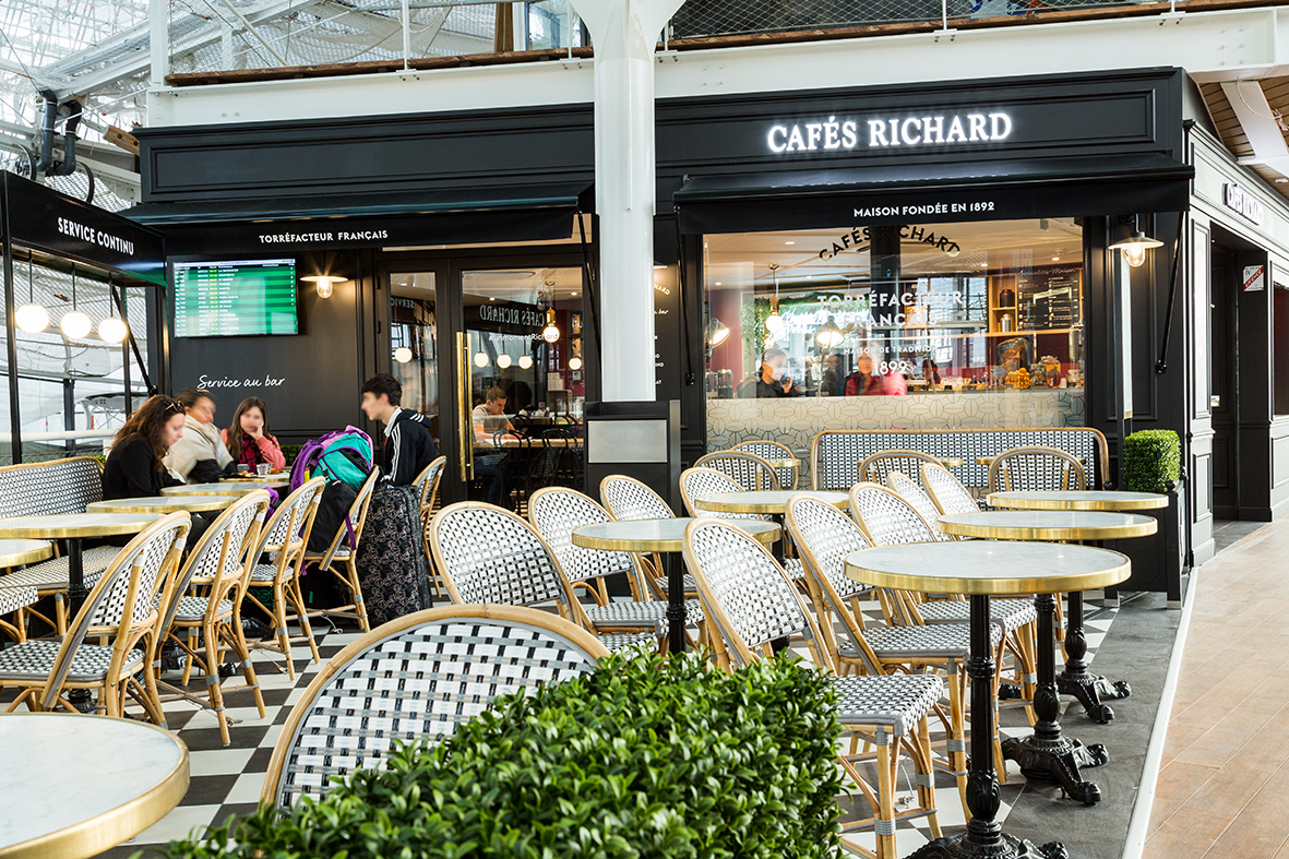 Coffee-shop Cafés Richard, Gare de Rennes - Cafés Richard